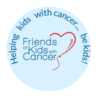 FOKWC friends cancer childhood cancer kidswithcancer Sticker