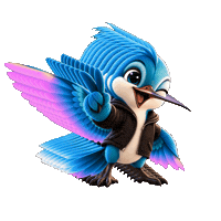 rarymotion victory hummingbird kolibri rary Sticker