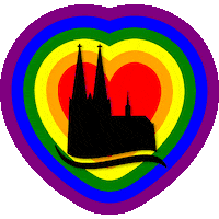 Rainbow Pride Sticker by KoelnTourismus