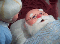 sick santa claus GIF