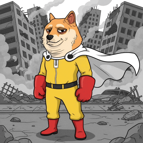 Shiba Inu Illustration GIF by Doge Pound