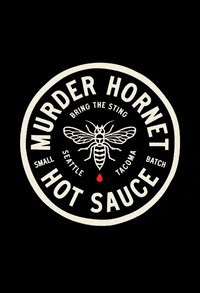 MurderHornetSauce logo murder hornet hot sauce GIF