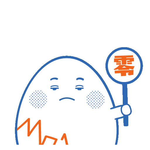 Hong Kong Egg Sticker by M21.hk