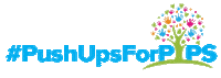 automatedintel pushupsforpips pips charity Sticker