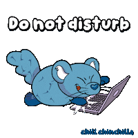 Chill Do Not Sticker by VeeFriends