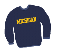 Sweater Umsocial Sticker by University of Michigan