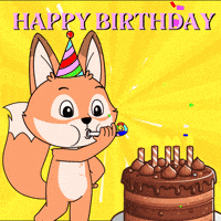 Happy Birthday Party GIF by Raposa Coffee
