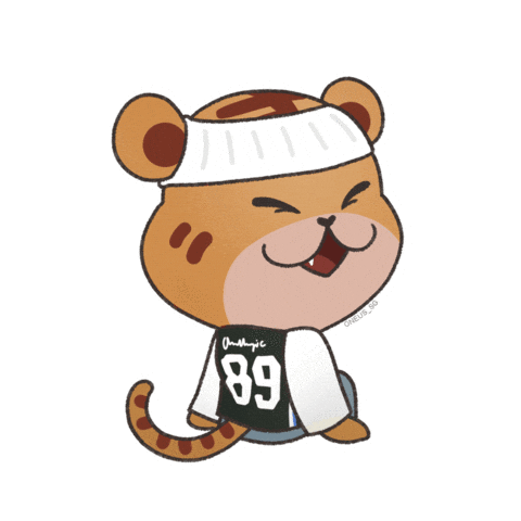 Time Machine Tiger Sticker