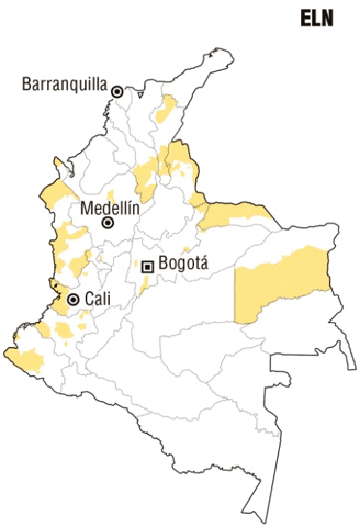 elcolombiano giphygifmaker farc eln conflicto armado GIF