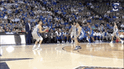 creighton bluejays point GIF by Creighton University Athletics