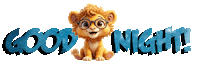 Good Night Fox Sticker
