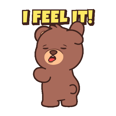 Teddy Bear Dancing Sticker by BEARISH
