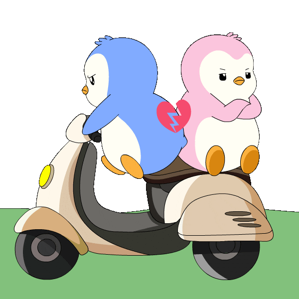 Angry Make Up Sticker by Pudgy Penguins