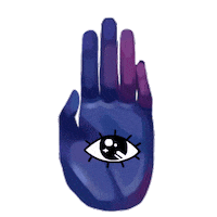 Third Eye Space Sticker by Cienna Smith