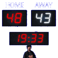 43 Away Sticker