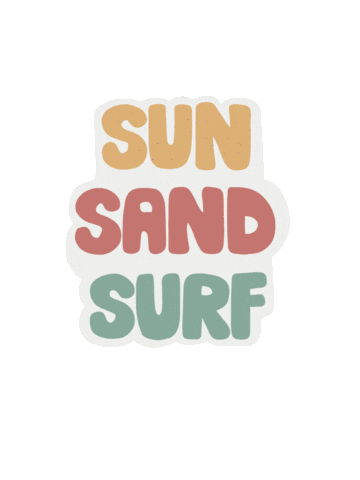 fiveoclockdesigns giphyupload beach sun ocean Sticker