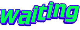 text waiting Sticker
