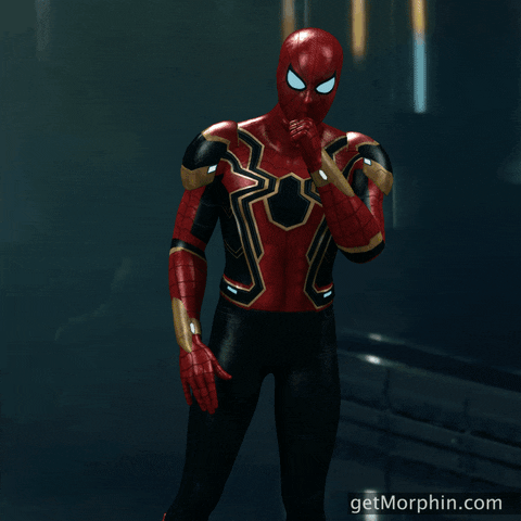 morphin giphyupload you spiderman keanu reeves GIF