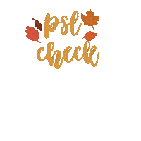 Pumpkin Spice Latte Stars Sticker
