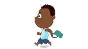 Run Correr Sticker by Mi Señal