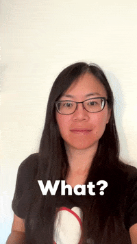 deskplantcreatives what shrug looking around joanne homestead GIF