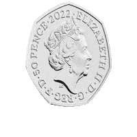 Money Cash Sticker by The Royal Mint