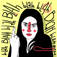 animation middle finger GIF by Rafael Alejandro