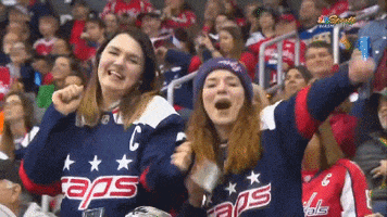 happy ice hockey GIF by Capitals