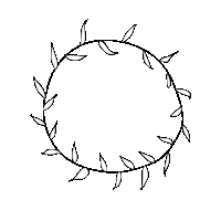 Circle Flores Sticker