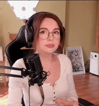 Thinks Cute Girl GIF