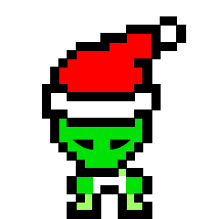 greenmangaming giphyupload christmas santa alien Sticker