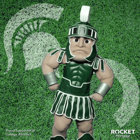 Go Green Michigan Football GIF by Rocket Mortgage