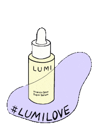 Serum Glow Sticker by LUMI Beauty