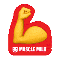 Gym Protein Sticker by Muscle Milk