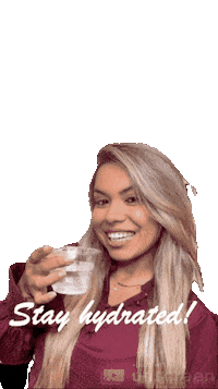 Stayhydrated Sticker by Monica Lakey Beauty SPA