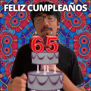 ¡Feliz 65.º cumpleaños!