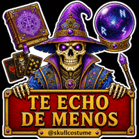 Te Echo De Menos Skull GIF