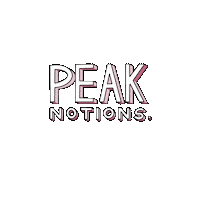 Typography Notions Sticker