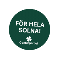 Solna Sticker by Centerpartiet