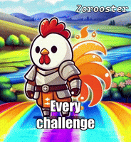 Rainbow Rain GIF by Zorooster