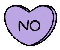 Valentines Day No Sticker by kynyoubelieveit