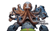 Shock Octopus Sticker