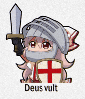 Deus Vult Fujiwara No Mokou GIF
