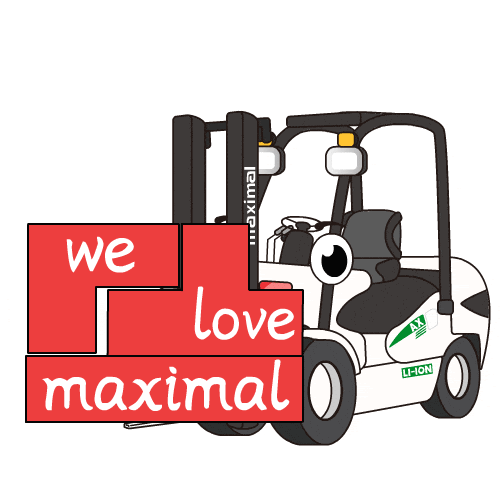 Forklift GIF by maximalforklift