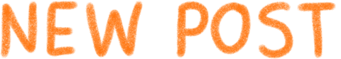 Post Orange Sticker