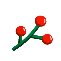Art Christmas Sticker