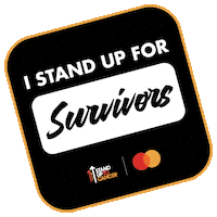 Placard Standuptocancer Sticker by Mastercard