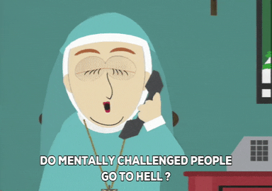 sister anne telephone GIF by South Park 
