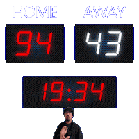 43 Away Sticker