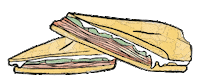 Cuban Sandwich Eating Sticker by Sophie's Cuban Cuisine